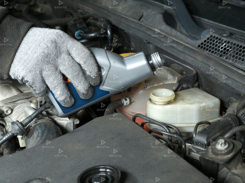 Замена масла и масляного фильтра двигателя Hyundai Accent